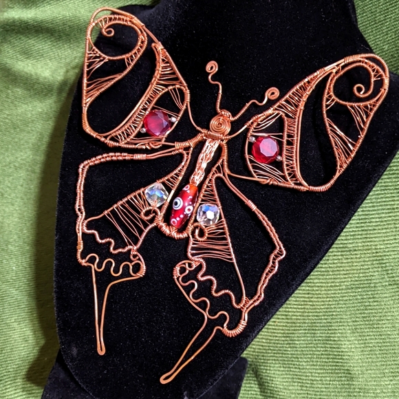 Artisan Suncatcher Butterfly Ornament - Picture 6 of 11